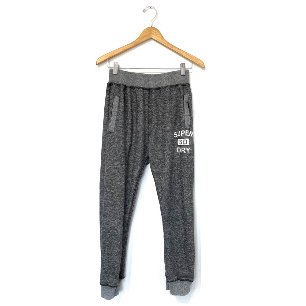 Superdry jogger sweats pants grey pockets